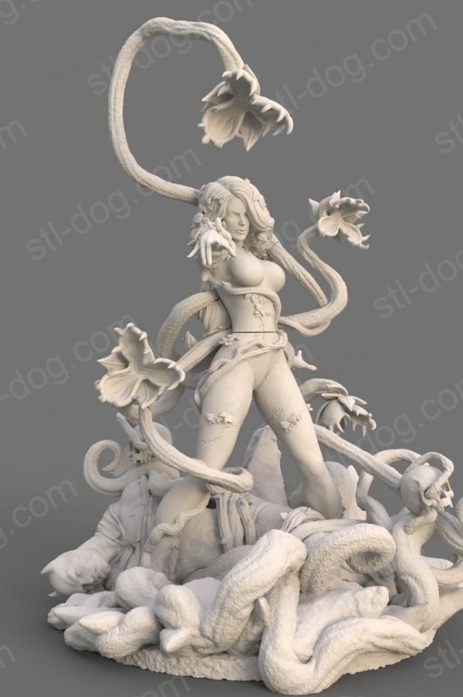 DC 毒藤女(Poison Ivy) 3D打印图纸